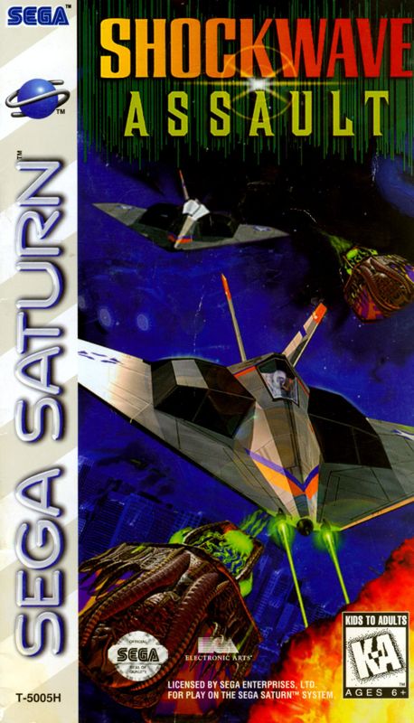 Shockwave Assault box art for Sega Saturn